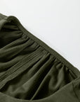 Michelle Pleated Corduroy Mini Dress