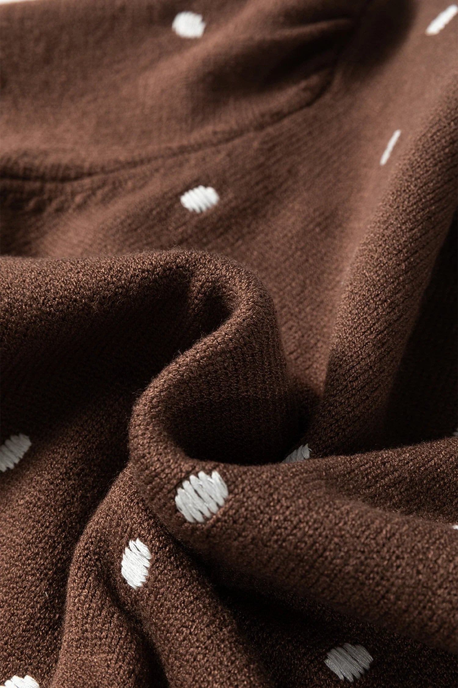 Polka Dot Bubble Short Sleeve Sweater