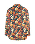 Baha Ranch Colores De Mexico Roses & Guitars Floral Blazer