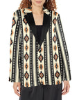 Colores De Mexico Mariachi Aztec Women's Blazer