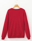 Harper Embroidered Crewneck Christmas Sweatshirt