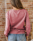 Kaia Mineral Wash Loose Sweatshirt