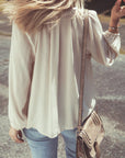 June Puff Sleeve Loose Shirt
