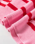 Madison Shoulder Ribbed Trim Sweater