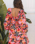 Nicole Puff Sleeve Mini Dress