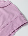 Solid Mineral Wash Boxy Tank Top