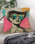 Baha Ranch Retro Pop Western Cool Cowgirl Pillow Case Made in America