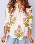 Noelle 3 4 Sleeve Blouse