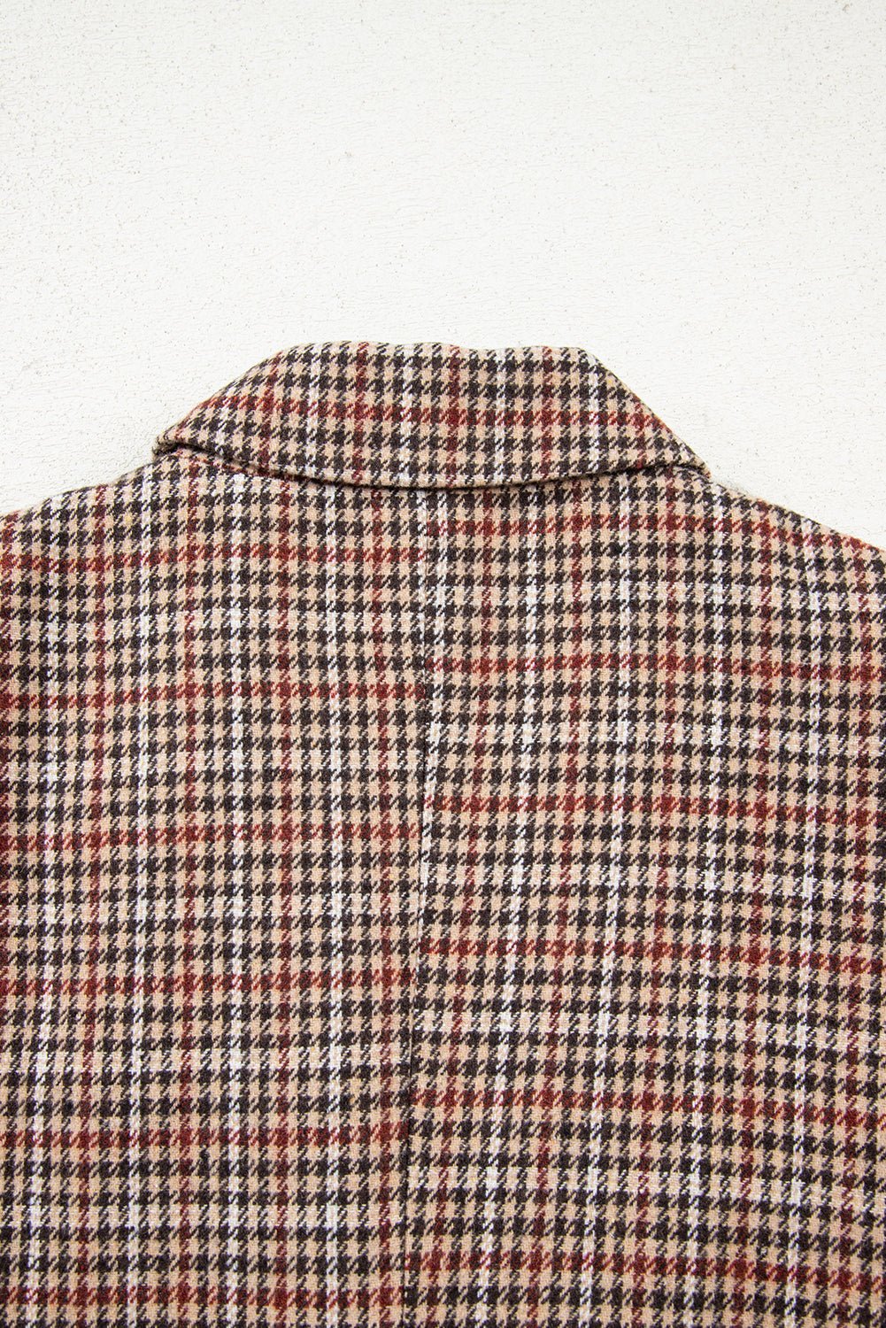 Aria Houndstooth Lapel Collar Blazer