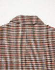 Aria Houndstooth Lapel Collar Blazer