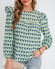 Amalia Long Sleeve Blouse Long Sleeve Top