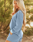 Reese and Shorts Set Long Sleeve Top