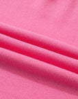 Bow Tie Contrast Stitch 3/4 Sleeve Sweater