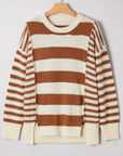 Sadie Sleeve Patchwork Baggy Sweater