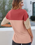 Guinevere Slits Half Sleeve Top