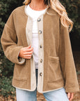 Lilisha Corduroy Edge Patchwork Jacket