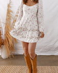 Lottie Detail Flared Mini Dress