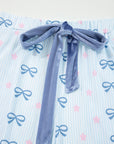 Stripe Bow and Star Lounge Set