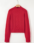 Joanna Cable Knit Baggy Sweater