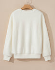 Mila Sherpa Howdy Patched Pullover