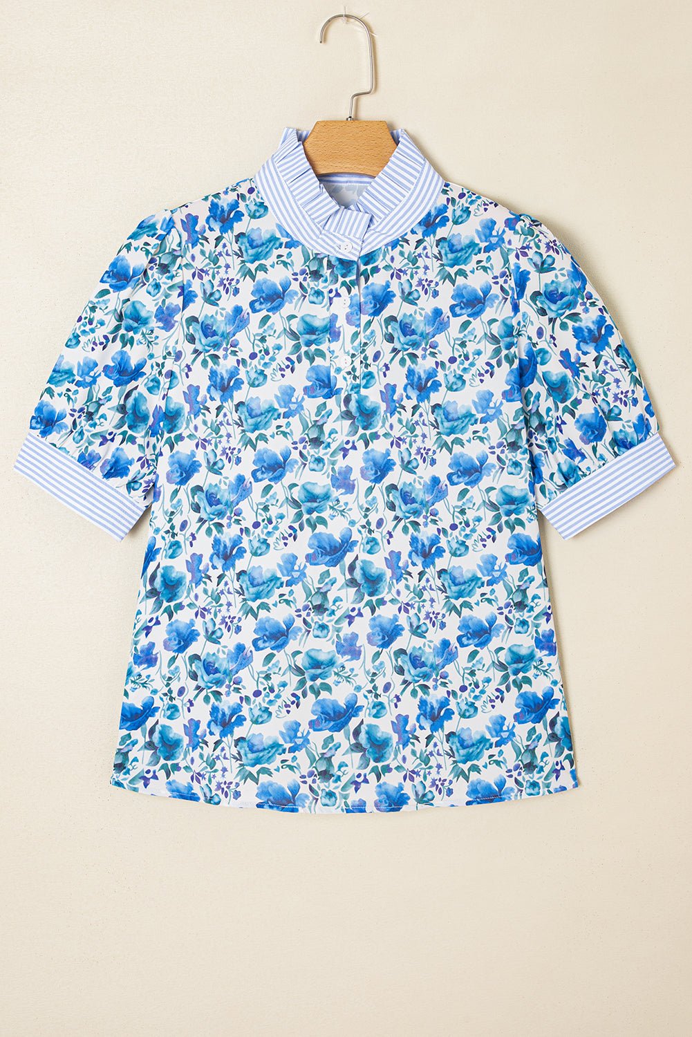 Blair Collared Short Sleeve Blouse