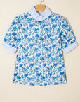Blair Collared Short Sleeve Blouse