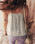 Floral Boho Spaghetti Strap Tank Top