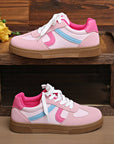 Mila Lace Up Flat Shoes