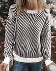 Evelyn Edge Drop Shoulder Sweater