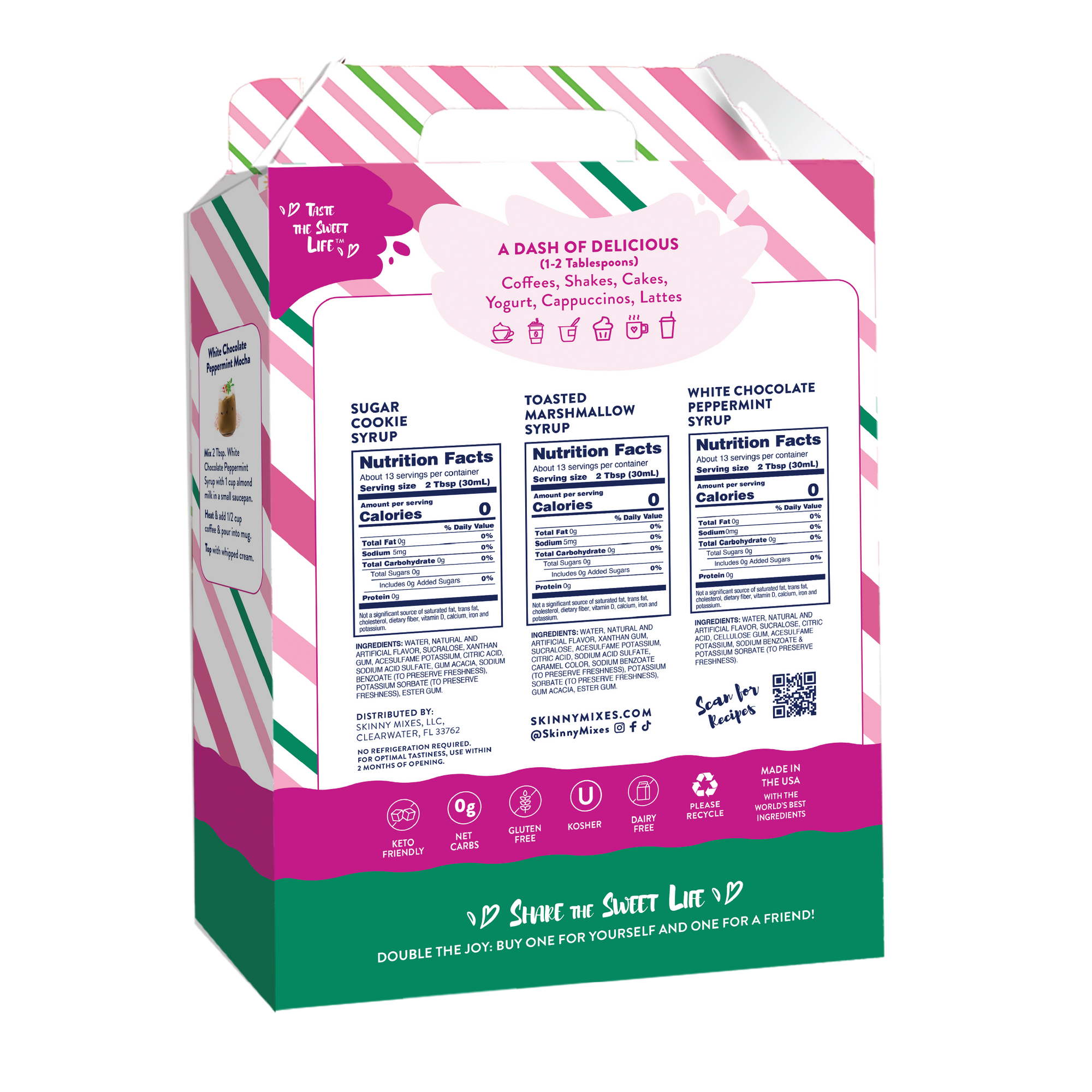 Sugar Free HOLIDAY Barista Syrup Trio