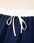 Varsity Stripe Pullover and Mini Skirt Set