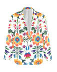 Colores de Mexico Sugar Skull Floral Blazer