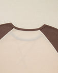 Emmeline Patchwork Color Block Long Sleeve Top