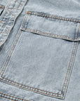 Sophia Zip Up Washed Jacket