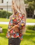 Amara Puff Sleeve Tied Blouse