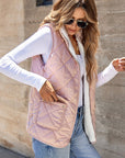 Lillian Fleece Lined Quilted Vest