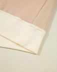 Jolene Block Textured Patchwork Pullover
