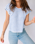 Maddie Sleeve Patchwork T Shirt