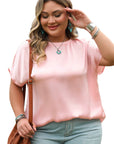 Nyomi Short Batwing Sleeve PLUS Top