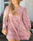 Miracle Surplice Tiered Ruffled PLUS Dress