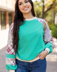 Maeve Sleeve Raglan top Long Sleeve Top