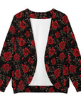 Colores de Mexico Romantic Roses Drop Shoulder Cardigan