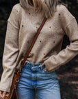 Abigail Detail Drop Shoulder Sweater