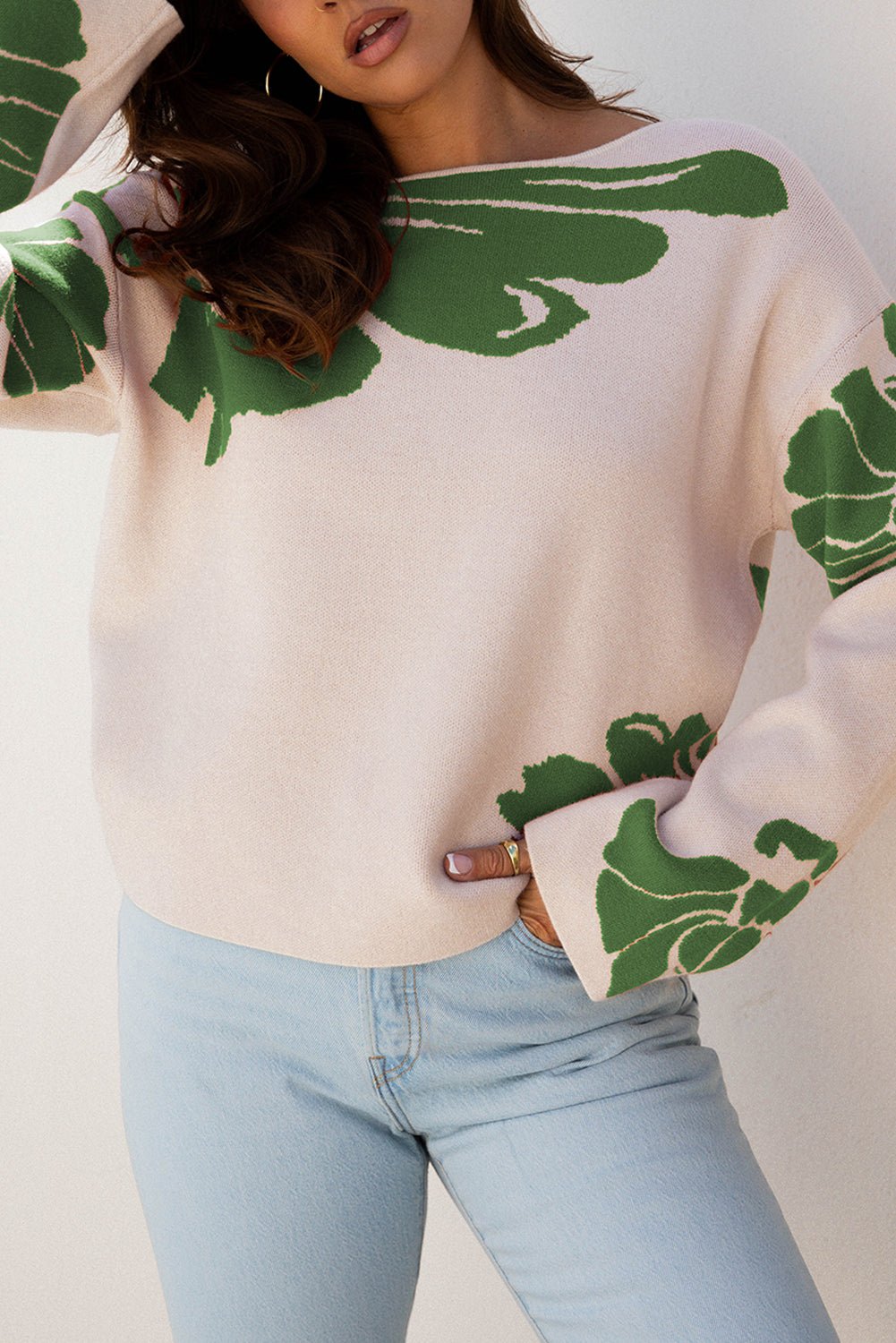 Beth Wide Sleeve Baggy Sweater