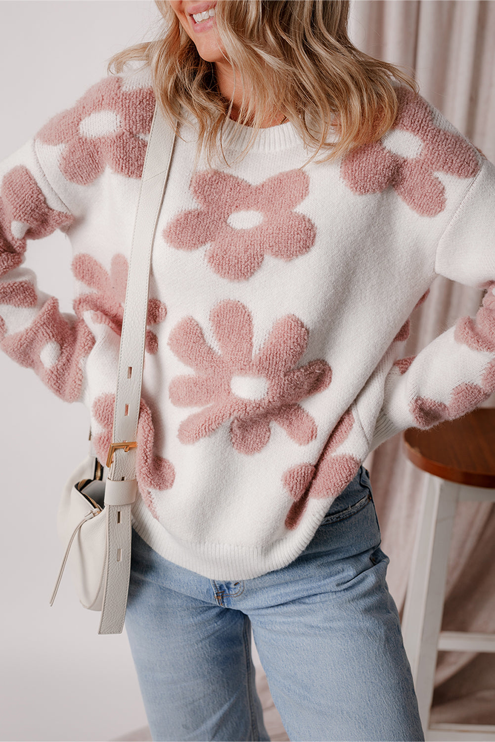 Aria Drop Shoulder Loose Sweater