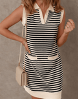 Sloan Sleeveless Shift Mini Dress