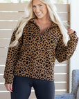Ava Print Quarter Zip Sweatshirt