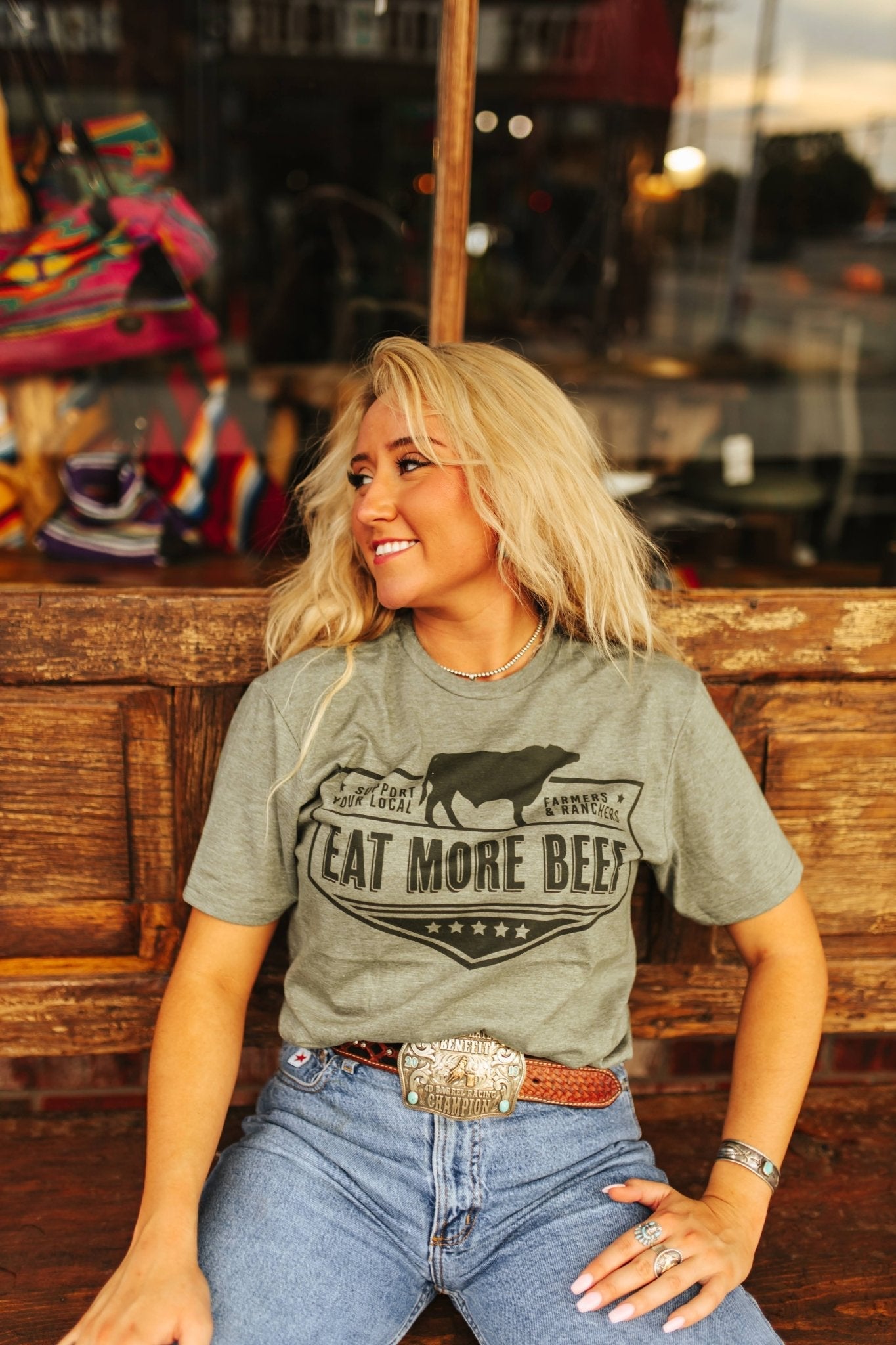 Farmers &amp; Ranchers Eat More Beef Graphic Tee