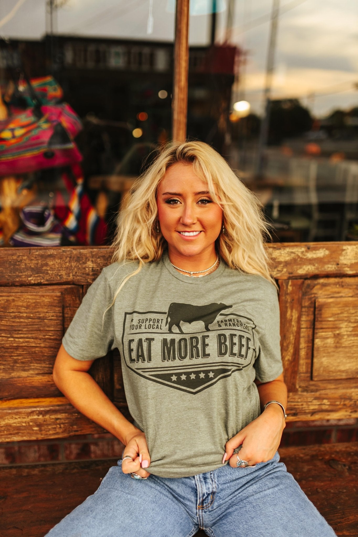 Farmers &amp; Ranchers Eat More Beef Graphic Tee