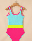 Hanna Patchwork One Piece Swimsuit